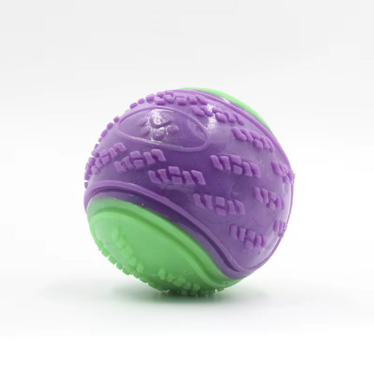 Interactive Squeaky Teething Chew Ball
