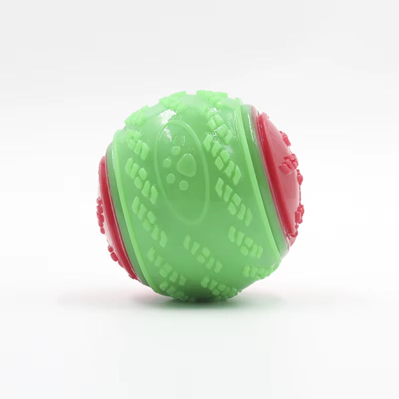 Interactive Squeaky Teething Chew Ball