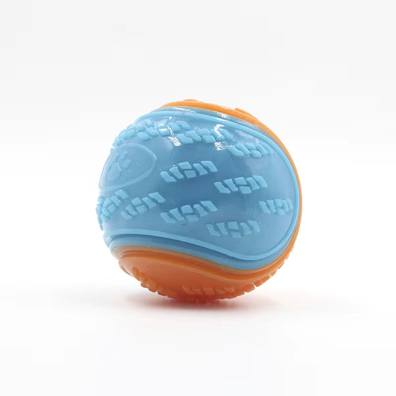 Interactive Squeaky Teething Chew Ball