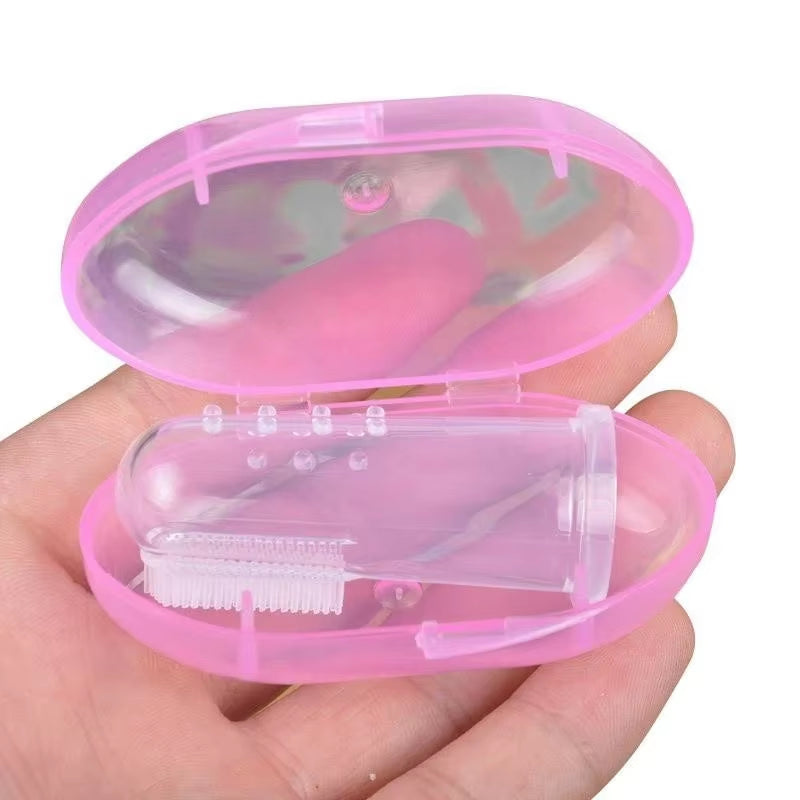 Soft Silicone Dental Finger Brush for Pets