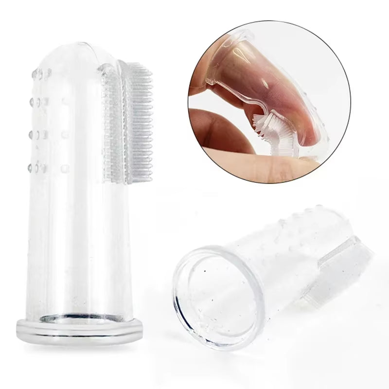 Soft Silicone Dental Finger Brush for Pets
