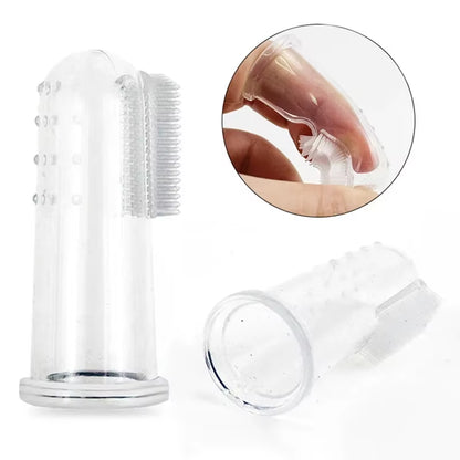 Soft Silicone Dental Finger Brush for Pets