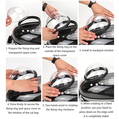 Breathable Space Capsule Pet Carrier Backpack