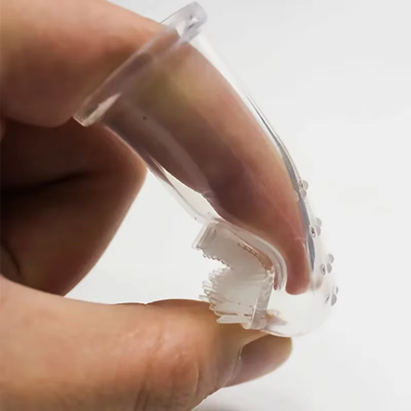 Soft Silicone Dental Finger Brush for Pets