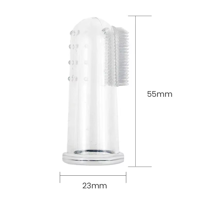 Soft Silicone Dental Finger Brush for Pets