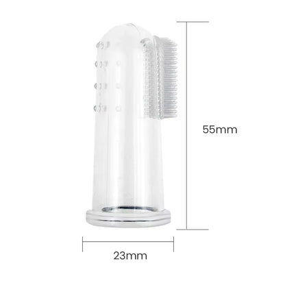 Soft Silicone Dental Finger Brush for Pets
