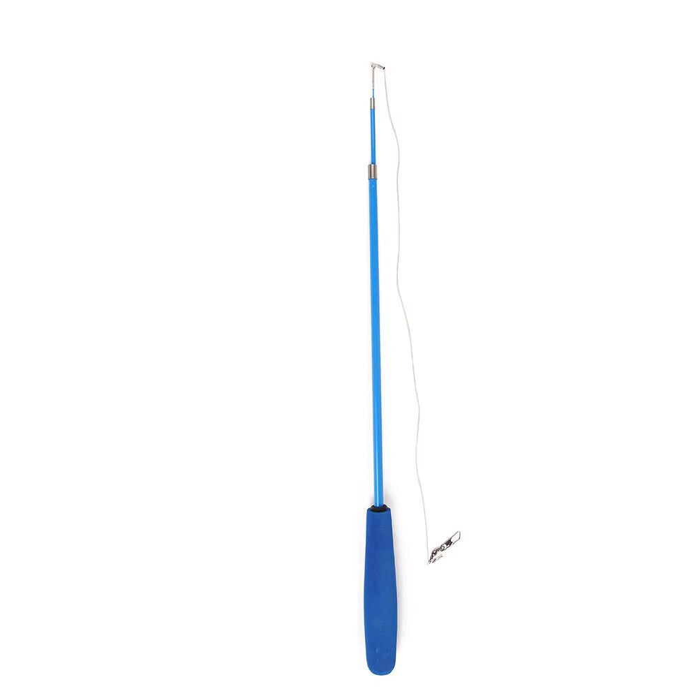 11-Piece Retractable Cat Feather Wand Set
